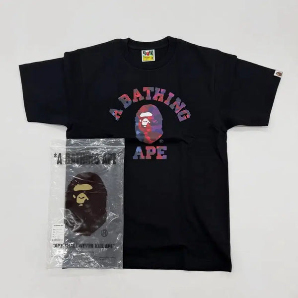 [BUNJANG] Bape Camo College T-Shirt / bape camoncollege tee