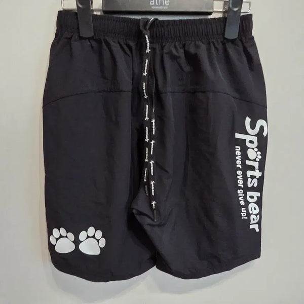 [BUNJANG] Sports Bear Black Training Shorts L / 스포츠베어 블랙 트레이닝 반바지 L