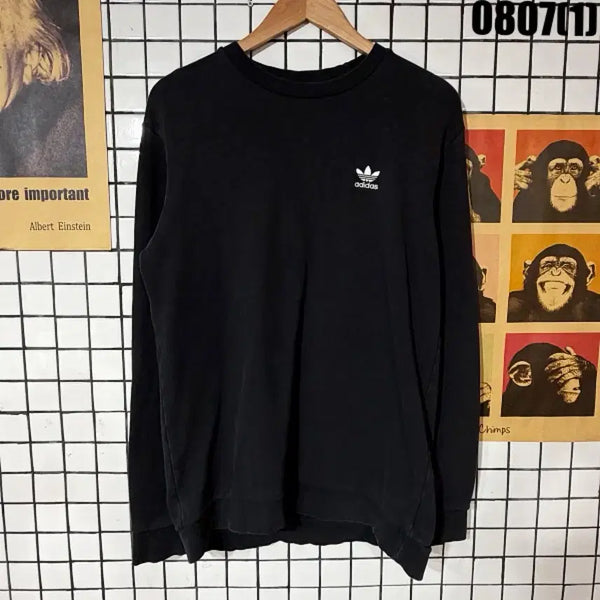[BUNJANG] Adidas Sweatshirt XL Black / 아디다스 맨투맨 XL 0807