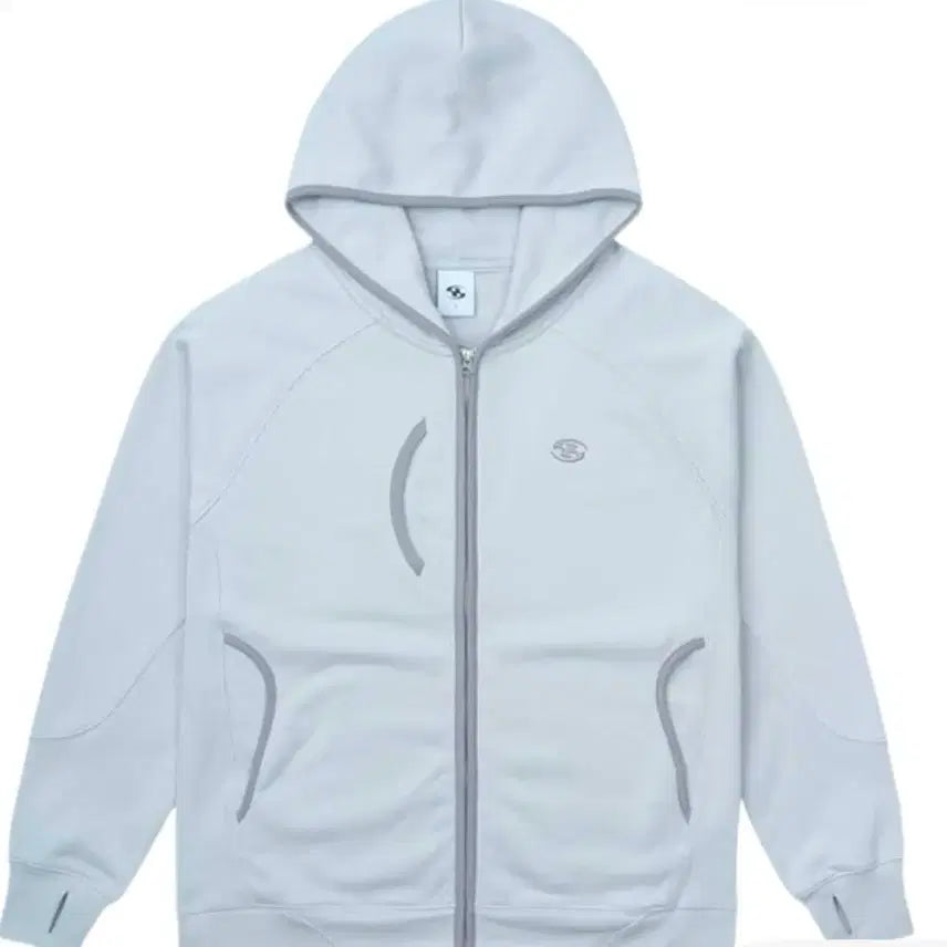 [BUNJANG] Sansan Gear 24SS Hoodie Zip-up Grey / 산산기어 후디 집업 그레이 - 24SS