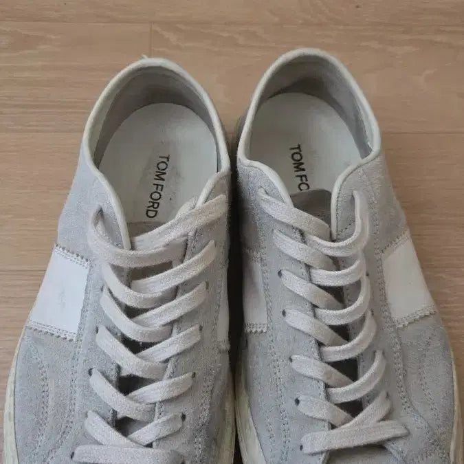 [BUNJANG] Tom Ford Suede Cambridge Sneakers Grey / 톰포드 스웨이드 캠브리지 스니커즈 회색