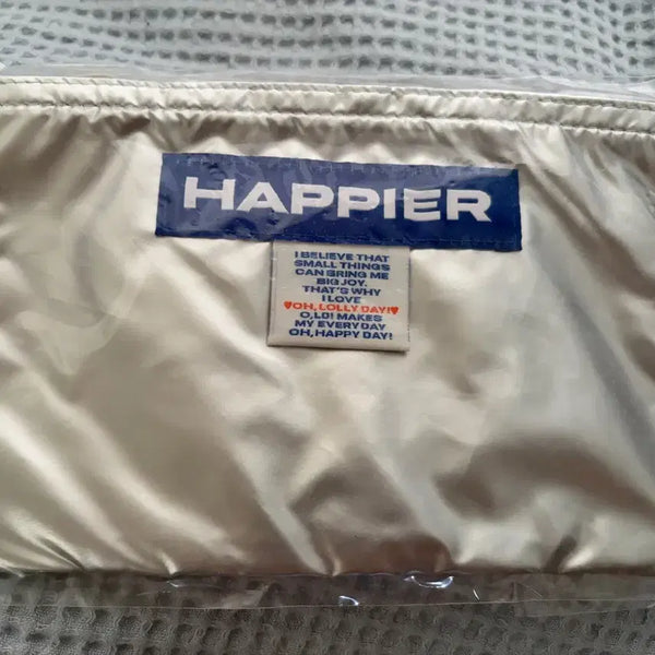 [BUNJANG] Ohlollyday Happier Pouch Silver M / 오롤리데이 해피어 파우치 실버 M