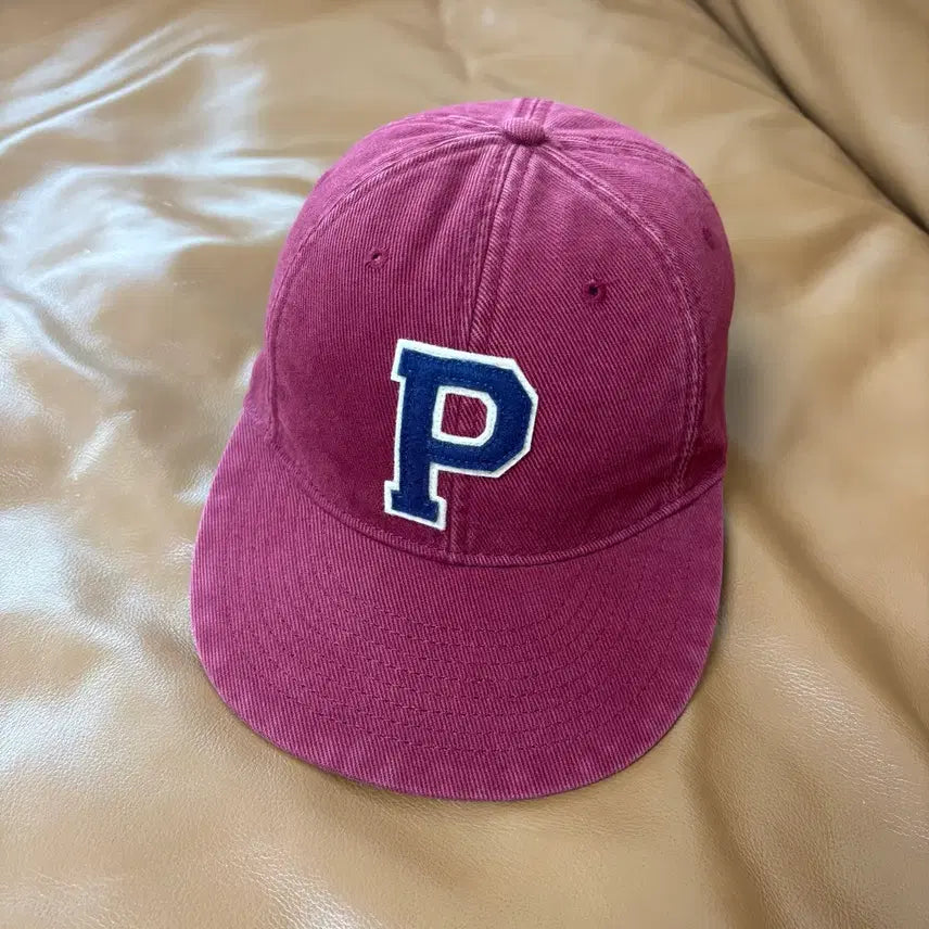 [BUNJANG] Polo Ralph Lauren Cotton 6-Panel Baseball Cap Washed Wine / POLO 폴로 랄프로렌 아플리케 6패널 볼캡 모자 워시드 와인