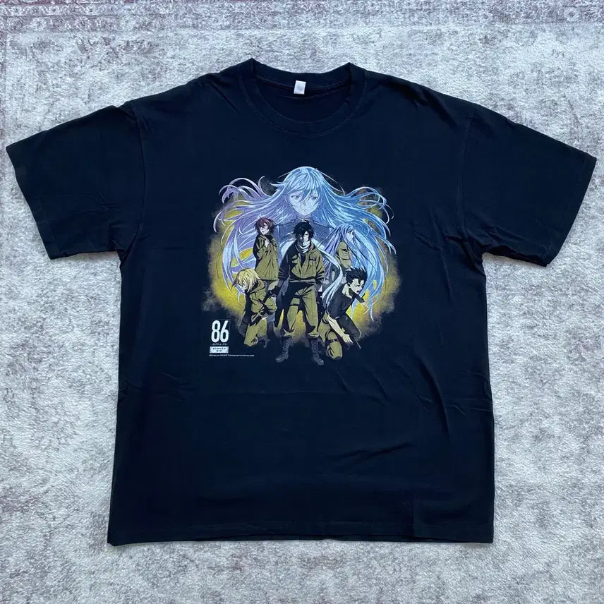 [BUNJANG] 86 Eighty-Six Bootleg Animation T-Shirt / 86 에이티식스 부틀렉 애니메이션 티셔츠 애니티