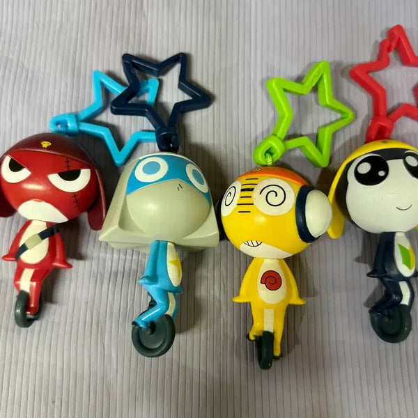 [BUNJANG] Sergeant Keroro 4-Figure Set (Vintage) / (고전/희귀)케로로 중사 피규어 4종 세트