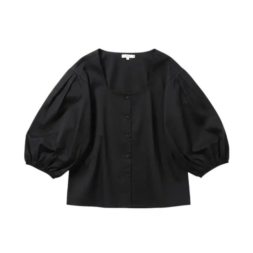 [BUNJANG] ROBIN Puff Sleeve Blouse / 여성F/ ROBIN 퍼프소매 블라우스BK 37-30
