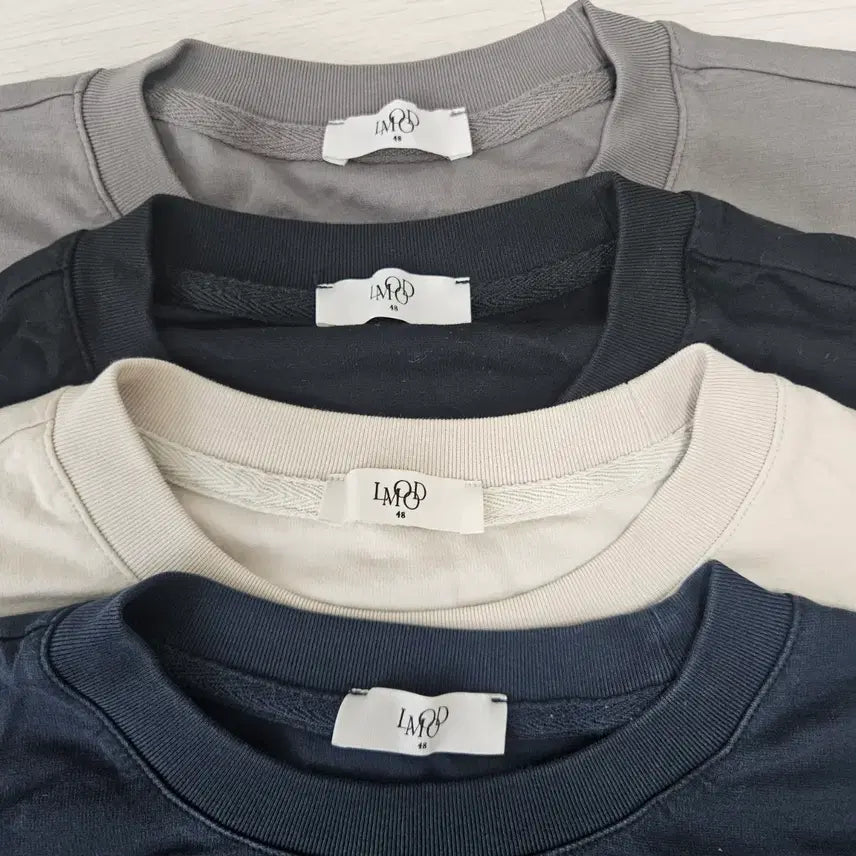 [BUNJANG] Elmud Silket Short-Sleeve T-Shirts Bundle Set (4 pcs) / 엘무드 실켓 반팔티 4개 일괄