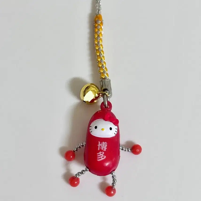 [BUNJANG] Sanrio Hello Kitty Classic Mentaiko Dangarari Strap Charm (2007) / 헬로키티 고전키티 지역한정 명란 달랑이 스트랩 키릴