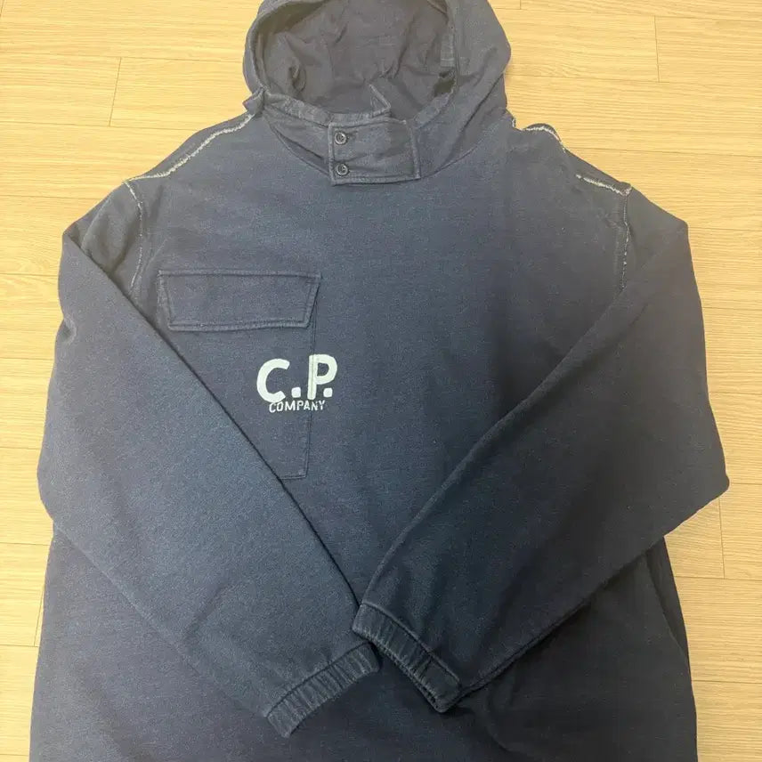[BUNJANG] CP Company Hooded Sweatshirt Navy 2XL / CP 컴퍼니 후드티 네이비 2XL 사이즈