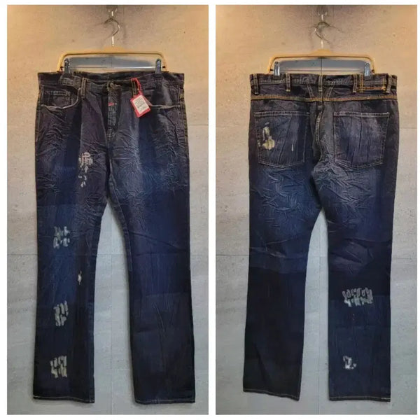 [BUNJANG] Marithe Francois Girbaud Rinse Wash Denim Pants / 마리떼 프랑소와 저버. 린스워시 데님