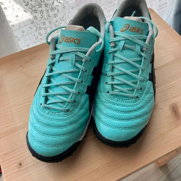 [BUNJANG] Asics C3 FF TF Mint Sneakers (250) / 아식스 c3 FF TF 민트