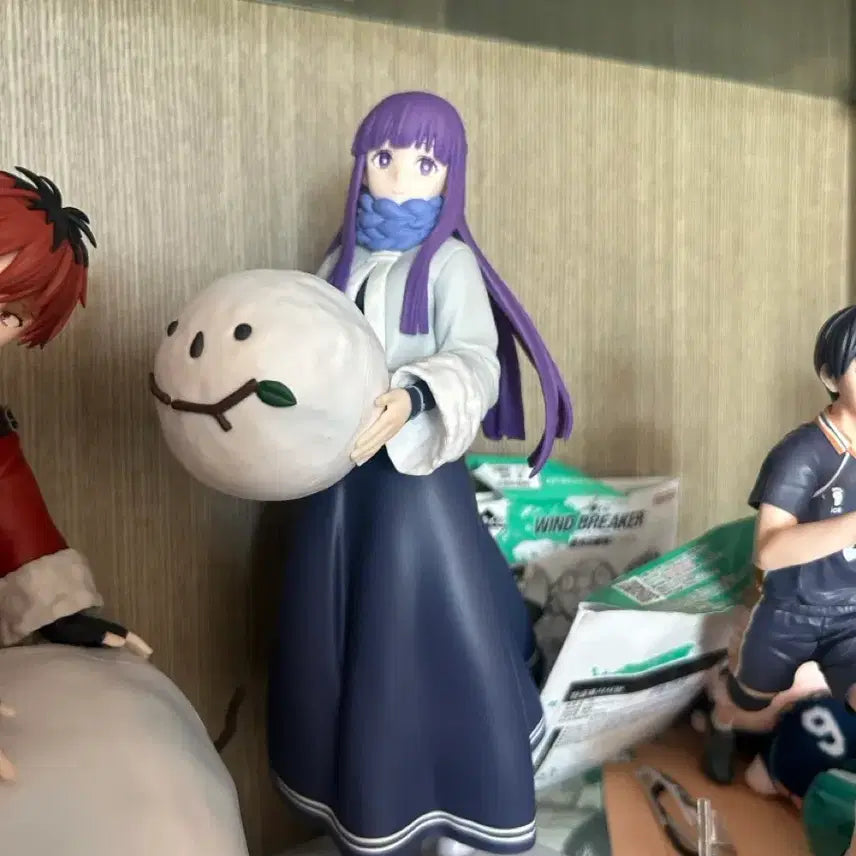 [BUNJANG] Frieren: Beyond Journey's End Fern Snowman Figure / 장송의 프리렌) 눈사람 페른 피규어