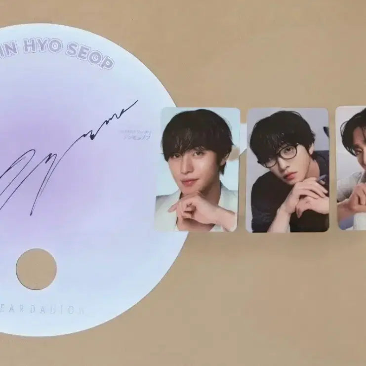 [BUNJANG] Ahn Hyo-seop Dear Dahlia Limited Edition Photocard Set & Japan Pop-up Signed Fan / 안효섭 디어달리아 한국한정판 포토카드3종+일본 팝업사인부채