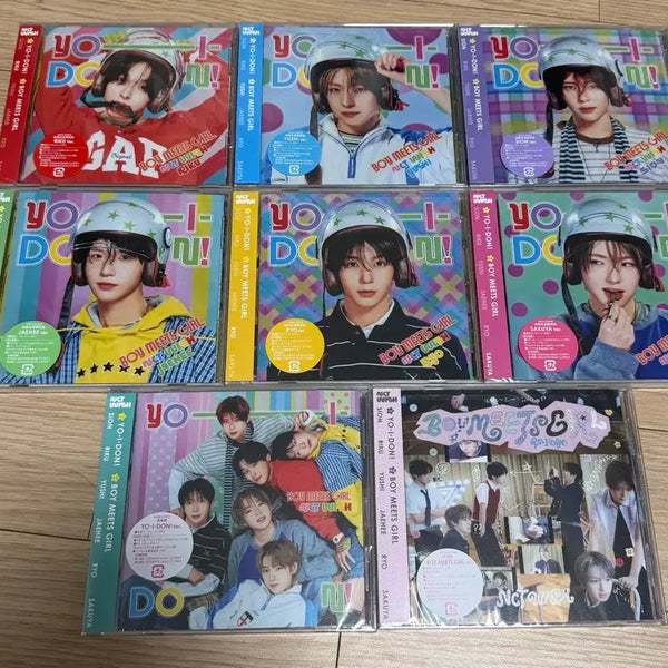 [BUNJANG] NCT WISH YOSHI YOSHI Bomby Girl Japanese Album Set Riku Sion Yushi Sakuya Jaehee Ryo / (미개봉 현물) 엔시티 위시 요이돈 요이동 보밋걸 일본 앨범 8종 세트 리쿠 시온 유우시 사쿠야 재희 료