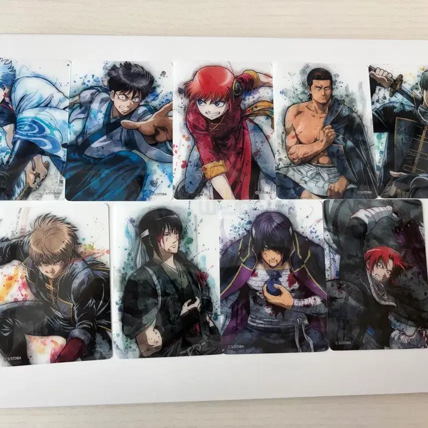 [BUNJANG] Gintama Complete Set Clear Cards / 급전)은혼 클리어 카드 전종 판매 긴토키 히지카타 소고 카구라 카무이 카츠라