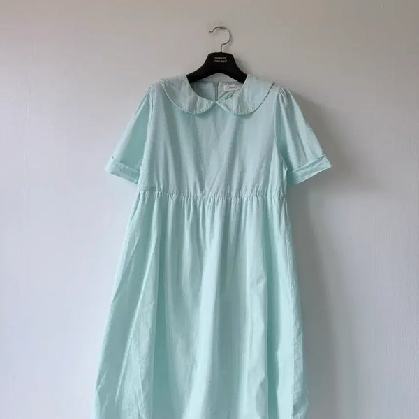[BUNJANG] Round Collar Sleeveless Dress / 라운드카라반소매원피스