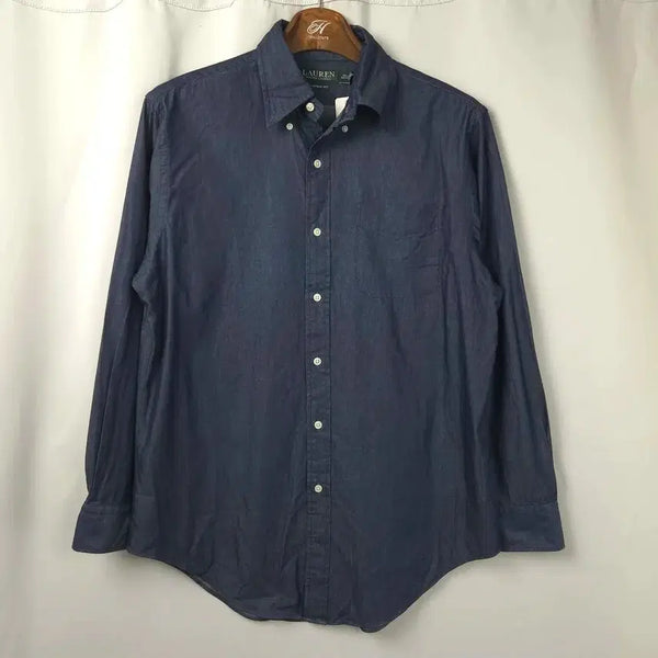 [BUNJANG] Polo Ralph Lauren Denim Style Long Sleeve Shirt / 남XL-2XL 폴로랄프로렌 데님 스타일 셔츠 긴팔