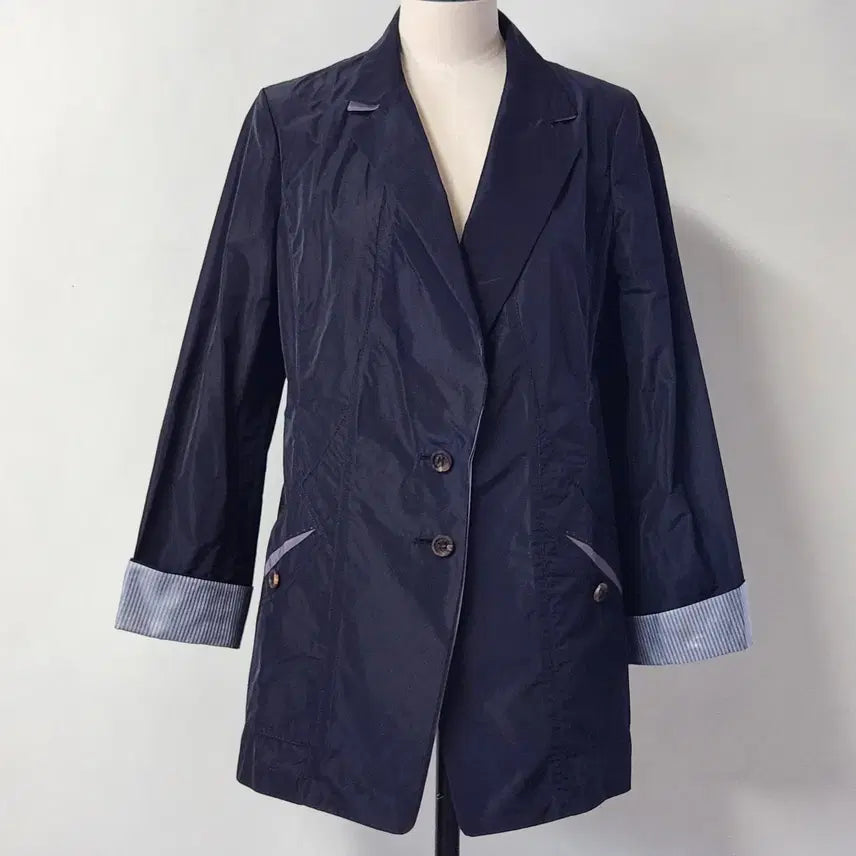 [BUNJANG] CARRYSNOTE Navy Women's Casual Jacket / 캐리스노트 네이비 여성 캐주얼 자켓 55~66