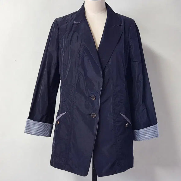 [BUNJANG] CARRYSNOTE Navy Women's Casual Jacket / 캐리스노트 네이비 여성 캐주얼 자켓 55~66