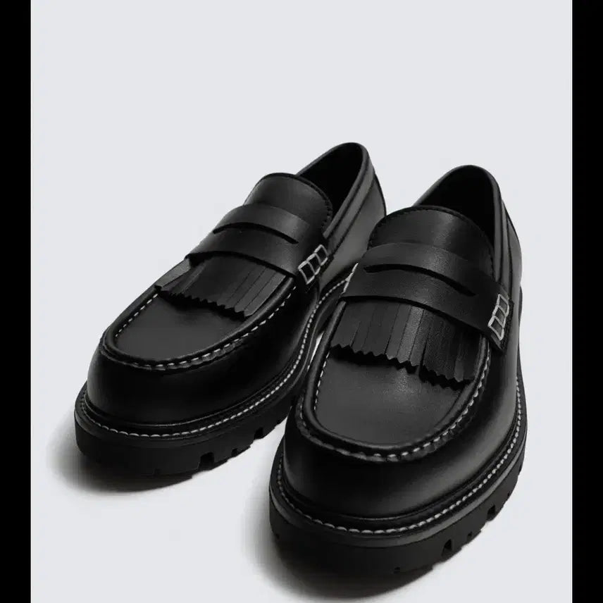 [BUNJANG] ZARA Fringe Loafers (Size 285) / <미착용 새상품> ZARA 자라 프린지 로퍼, 285