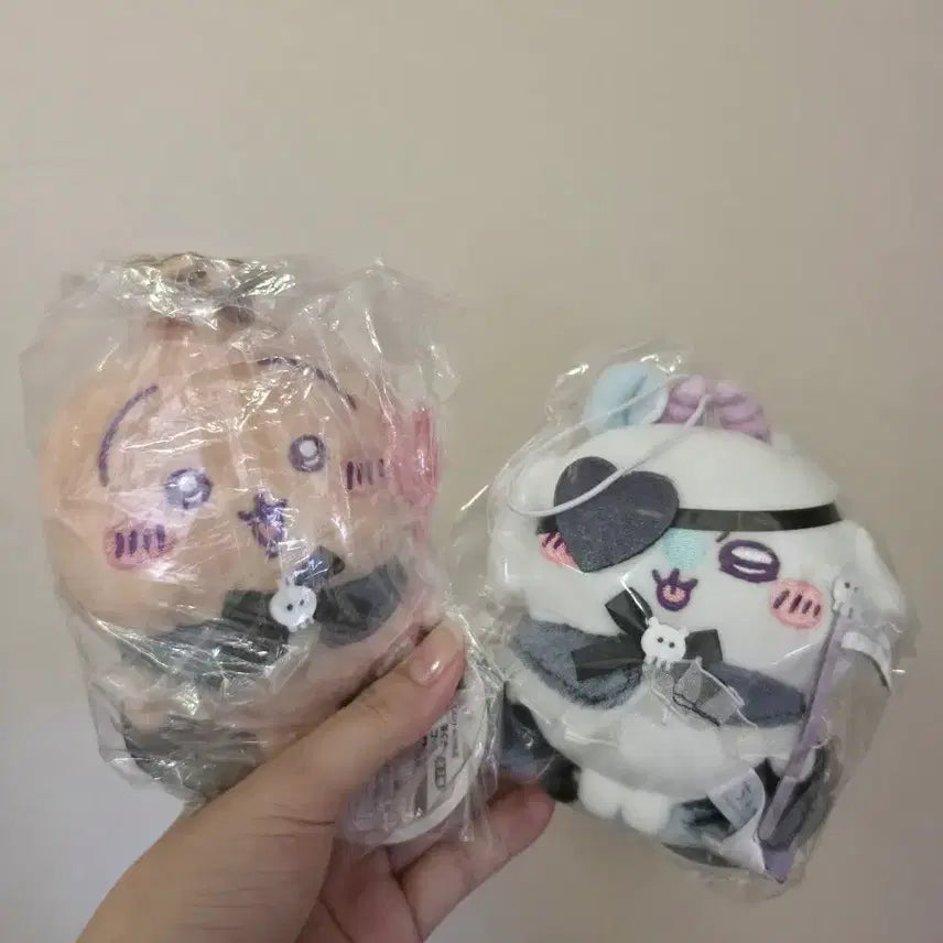 [BUNJANG] Devil Usagi & Devil Momonga Mascot Plush Set / 악마 우사기 & 악마 모몽가 마스코트 인형 세트 (택포4)