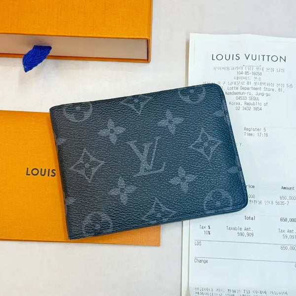 [BUNJANG] Louis Vuitton Eclipse Multiple Wallet / [당일발송/영수증포함풀구성] 루이비통 이클립스 멀티플 반지갑