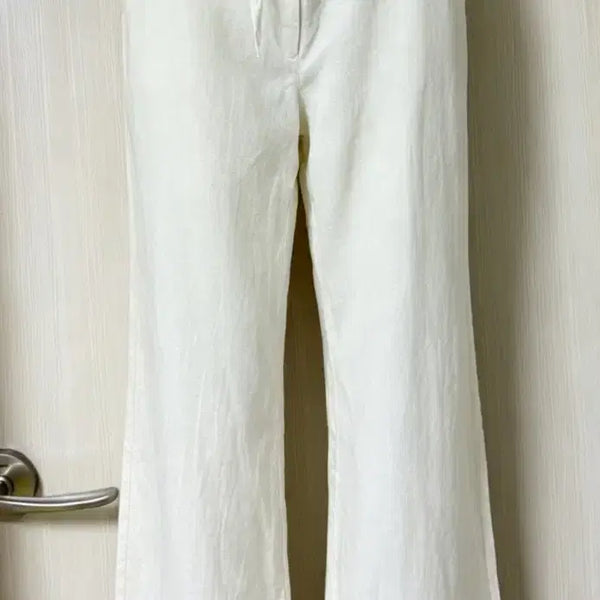 [BUNJANG] A|X Armani Exchange White Linen Wide Fit Pants M / A|X 아르마니 익스체인지 화이트 린넨 와이드핏 팬츠 M