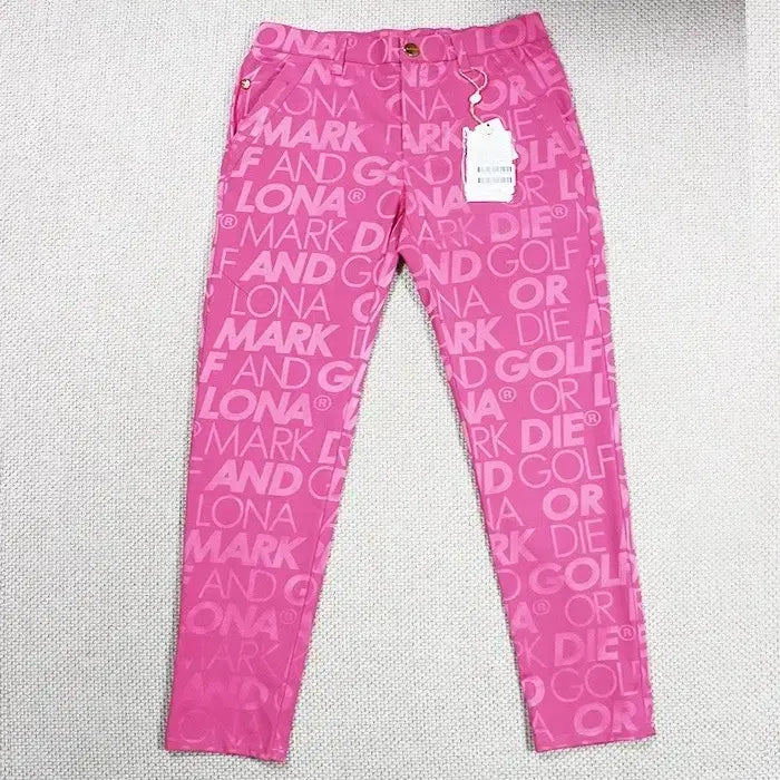 [BUNJANG] Mark &ロナ Pattern Golf Pants / (새옷,정품) 마크앤로나 패턴 골프바지