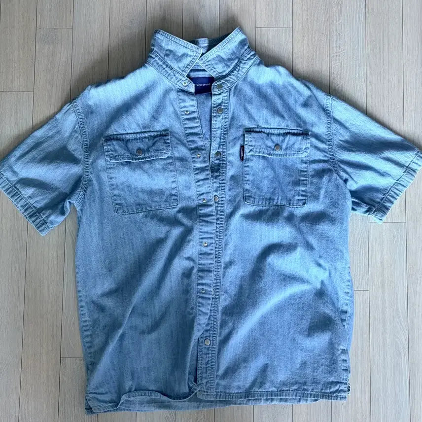 [BUNJANG] Levi's Denim Short Sleeve Shirt / 리바이스 청 남방 반팔