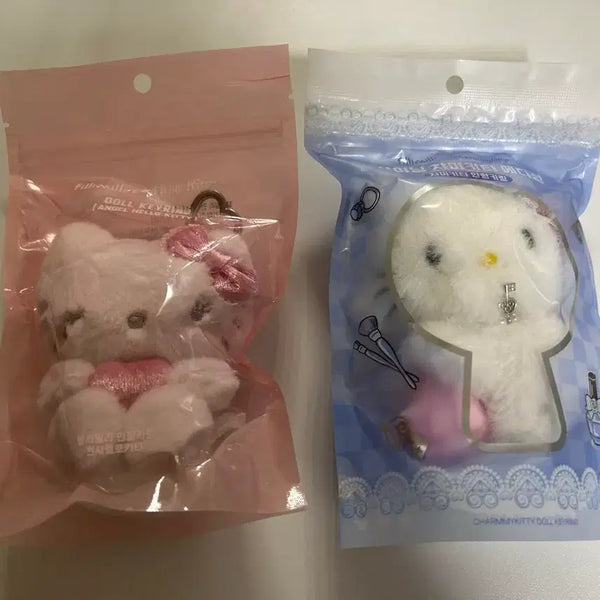 [BUNJANG] FillyMilly Hello Kitty Doll Keychain Bundle Set / 2개일괄)필리밀리 헬로키티 인형키링