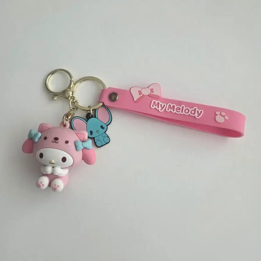 [BUNJANG] My Melody Pink Keychain / 마이멜로디 키링 핑크
