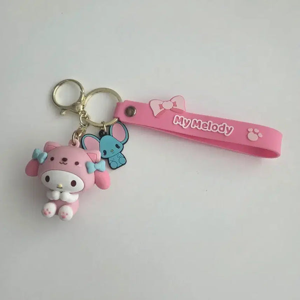 [BUNJANG] My Melody Pink Keychain / 마이멜로디 키링 핑크