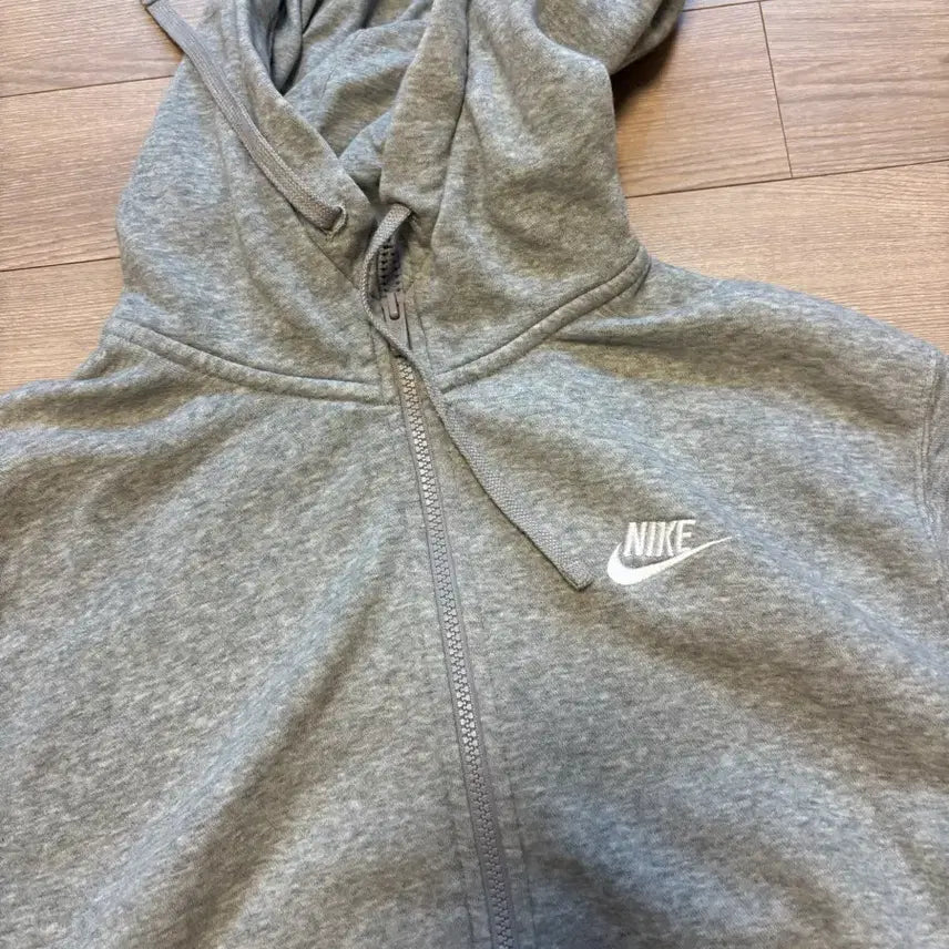 [BUNJANG] Nike Hooded Zip-Up Sweatshirt - Gray - Size S / 나이키 후드집업 s