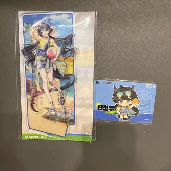[BUNJANG] Endfield Frank Burger Jincheonwoo Acrylic Stand Photocard Bundle Set / 엔드필드 프랭크버거 진천우 아크릴 스탠드 포카 쿠폰 일괄