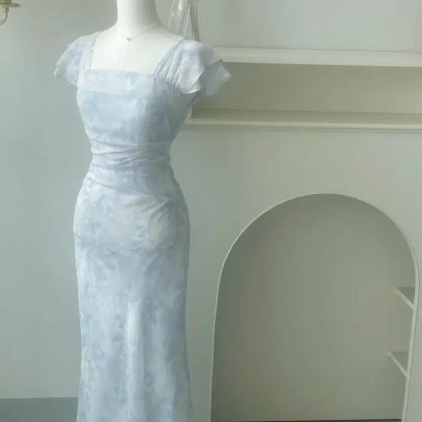 [BUNJANG] D'enesse Chiffon Long Dress / 디에네스 쉬폰 롱원피스 판매해요
