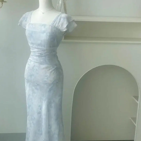[BUNJANG] D'enesse Chiffon Long Dress / 디에네스 쉬폰 롱원피스 판매해요