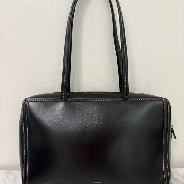 [BUNJANG] Standoil Post Bag Medium Black Shoulder Bag / 스탠드오일 포스트백 미디움