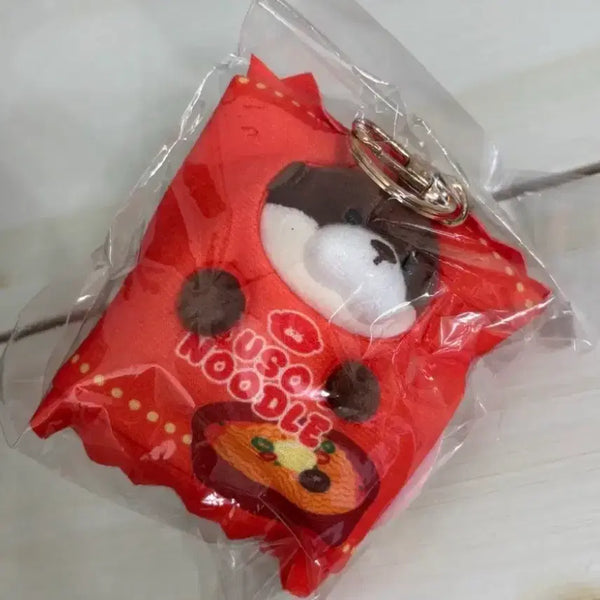 [BUNJANG] Woosoo Woosoo Ramen Keychain / 새상품 우소우소 인형 라멘 키링