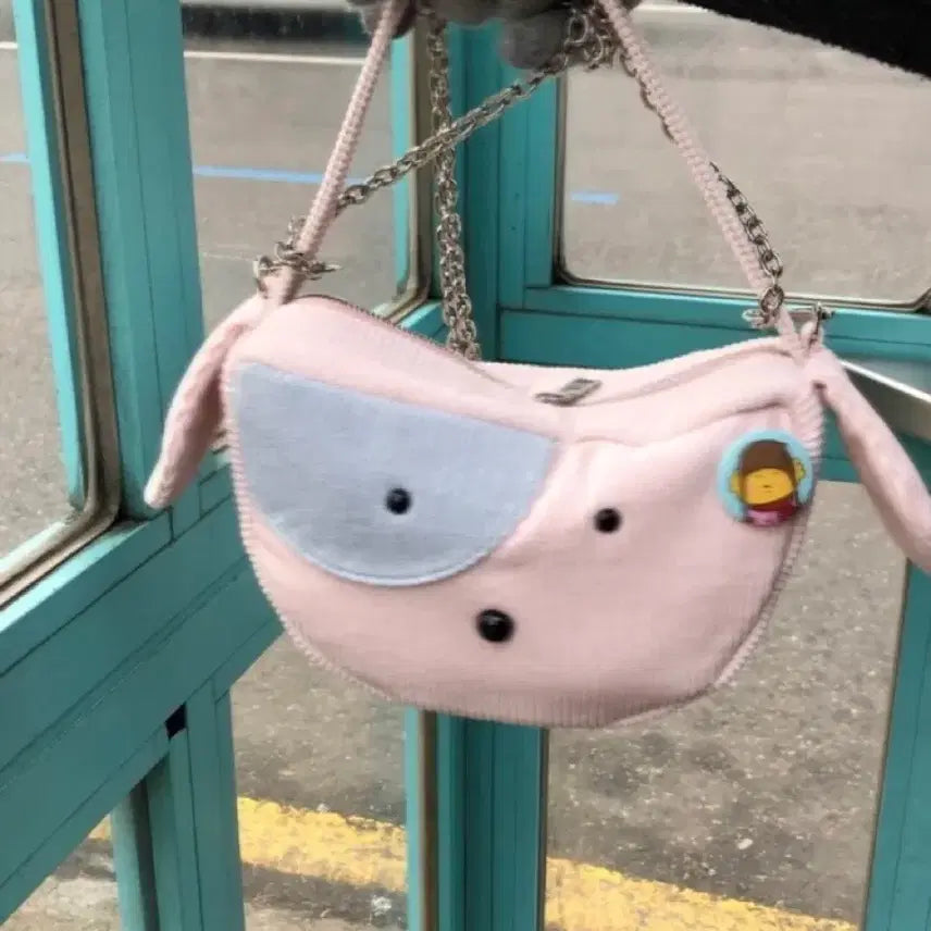 [BUNJANG] Hyozzz Baby Pink Monogram Dote Bag / 효쯔 멍도트백 (새상품)