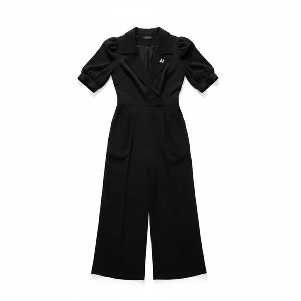[BUNJANG] Lynn (LYNN) Women's Black Jacket Jumpsuit Size 66 / 여성66/ 린 케네스린 블랙 재킷 점프수트 빈티지킹