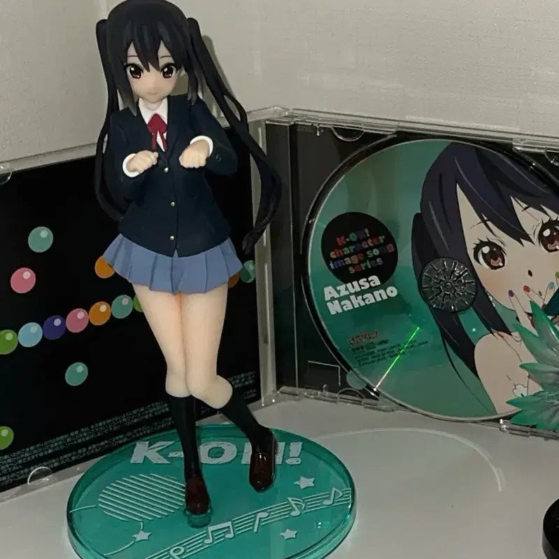 [BUNJANG] Taito Azusa Nakano Figure & CD Bundle / 케이온 아즈사 타이토 TAITO 피규어&CD 일괄