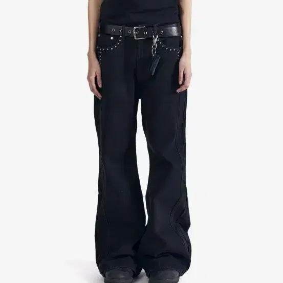 [BUNJANG] ARKAM Black Denim Pants / 아캄 블랙데님 새상품!!