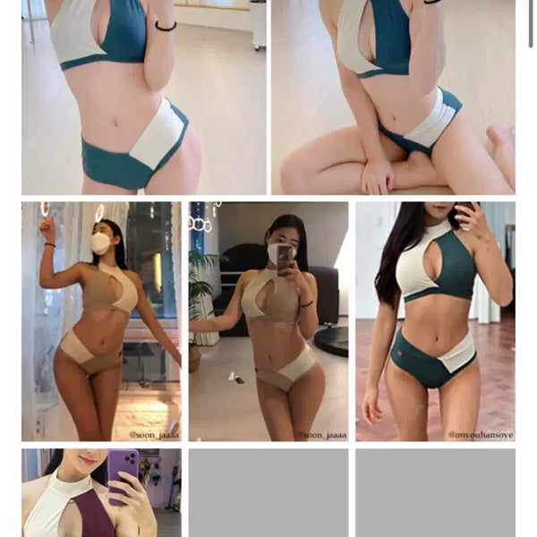 [BUNJANG] Kelly Sports Polewear Set - Size S / 켈리스포츠 폴웨어 세트 S사이즈,  폴댄스의상 폴복 이그조틱웨어