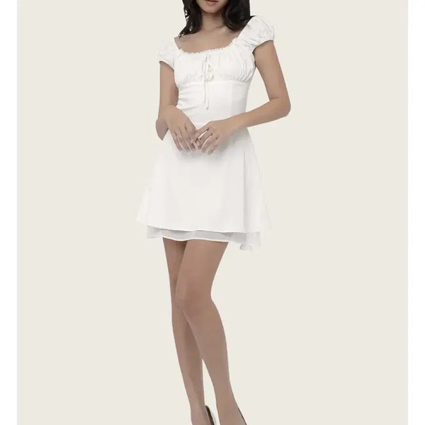 [BUNJANG] Chloe Ribbon Dress / 클리시어 클로에 리본 원피스 드레스 Chloe ribbon dress