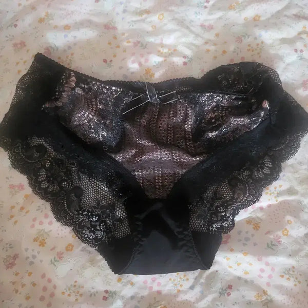 [BUNJANG] Black Lace Women's Panties / 블랙 레이스 여성팬티