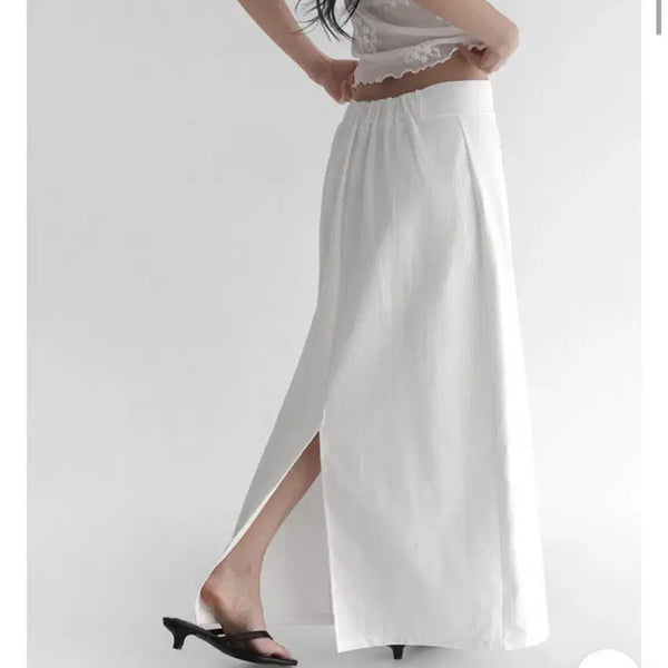 [BUNJANG] Manique Elvin Basic Maxi Long Skirt / 매니크 엘빈 베이직 맥시 롱 스커트