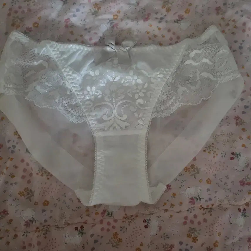 [BUNJANG] White Lace Women's Panties / 화이트 레이스 여성팬티