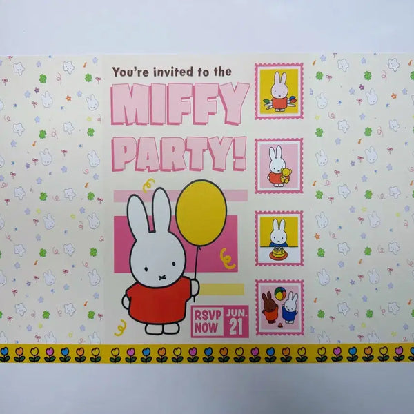 [BUNJANG] Miffy Wrapping Paper (A4) - Set of 50 Sheets / (캐릭터 애니) 포용 미피 랩핑지 (A4)