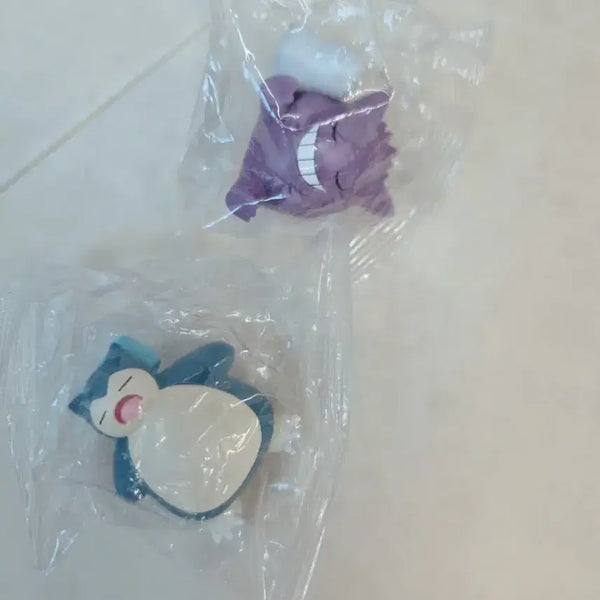 [BUNJANG] CU Pokémon Snorlax & Phantom Figure Bundle Set / CU 포켓몬 음료 피규어 팬덤 잠만보 일괄