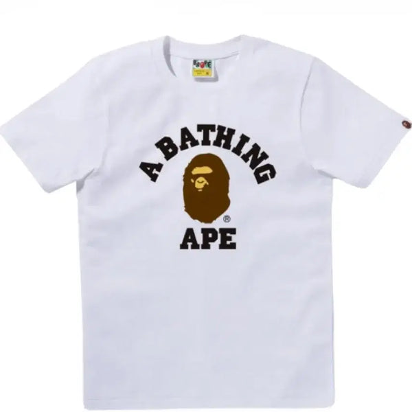 [BUNJANG] BAPE Short Sleeve T-Shirt White Small / 베이프 반팔 S (새상품)
